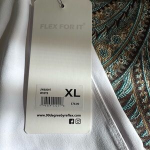 90 Degree by Reflex White Leggings XL